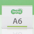 TANOSEE 再生PETサインスタンド 両面用 A6ヨコ 1個