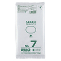 クラフトマン 規格袋 7号 ヨコ120×タテ230×厚み0.03mm HKT-T007 1パック(100枚)