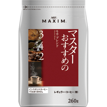 味の素AGF マキシム マスターおすすめのモカ・ブレンド 260g(粉)/袋 1セット(4袋)