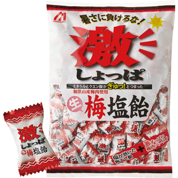 桃太郎製菓 激しょっぱ生梅塩飴 1kg 1パック