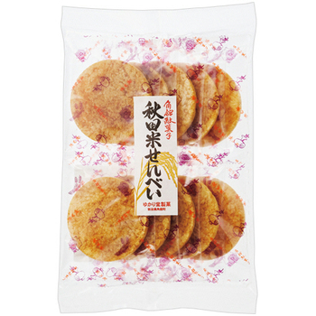 ゆかり堂製菓 秋田米せんべい(醤油味) 1セット(100枚:10枚×10パック)