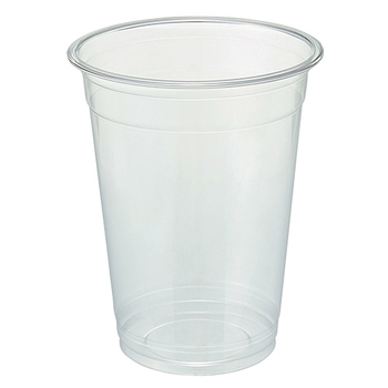 TANOSEE リサイクルPETカップ(広口) 510ml(17オンス) 1パック(50個)