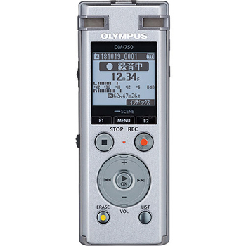 オリンパス ICレコーダー Voice Trek 4GB シルバー DM-750 SLV 1台