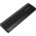 バッファロー USB3.2(Gen2) ポータブルSSD TypeA&Cケーブル付属 500GB ブラック SSD-PH500U3-BC 1台