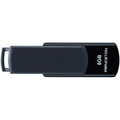 プリンストン USBフラッシュメモリー 回転式キャップレス 8GB グレー/ブラック PFU-T3UT/8GA 1セット(10個)