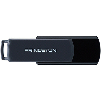 プリンストン USBフラッシュメモリー 回転式キャップレス 8GB グレー/ブラック PFU-T3UT/8GA 1セット(10個)