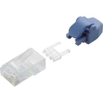 エレコム RJ45コネクタ(Cat6 単線ヨリ線共通) LD-6RJ45T10/TP 1パック(10個)