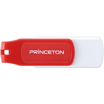 プリンストン USBフラッシュメモリー ストラップ付き 32GB レッド/ホワイト PFU-T3KT/32GMG 1個