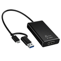 j5 Create USB 4K HDMIキャプチャーアダプタ ブラック JVA11 1台