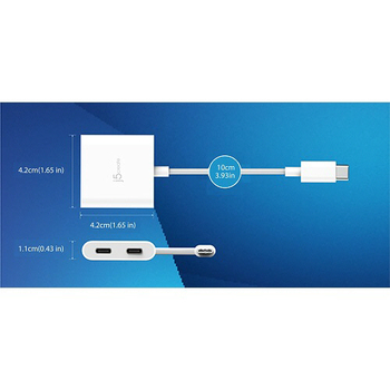 j5 Create USB-C to DP alt mode出力&PD充電 2in1 変換アダプター JCA164 1個