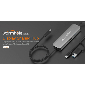 j5 Create ワームホールスイッチ PCリンクハブ USB-C to USB-C&A JCH462 1個