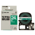 キングジム テプラ PRO テープカートリッジ ビビッド 24mm 緑/白文字 SD24G 1個