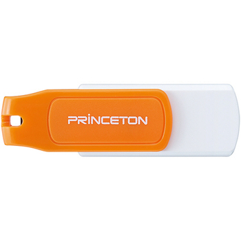 プリンストン USBフラッシュメモリー ストラップ付き 64GB オレンジ/ホワイト PFU-T3KT/64GRT 1個