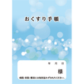 ダイオーミウラ お薬手帳(薄型) 16ページ ブルー 1セット(1200冊:100冊×12パック)