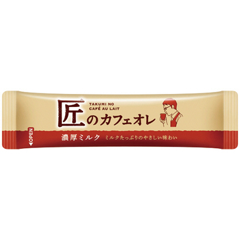 片岡物産 匠のカフェオレ 濃厚ミルク 14g/本 1セット(18本:6本×3箱)