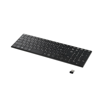 バッファロー 無線(2.4GHz) コンパクトキーボード ブラック BSKBW330BK 1台