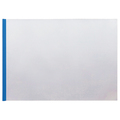 TANOSEE スライディングレールホルダー A3ヨコ 20枚収容 ブルー 1パック(10冊)