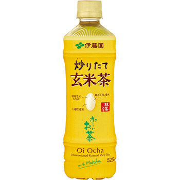 伊藤園 おーいお茶 炒りたて玄米茶 525ml ペットボトル 1セット(48本:24本×2ケース)