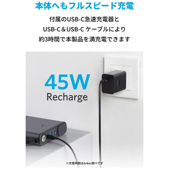 アンカージャパン ポータブル電源 Anker PowerHouse 90 87.6Wh ブラック A17105F2 1個