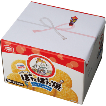 亀田製菓 ぽたぽた焼 化粧箱 (2枚×20袋/箱) 1セット(6箱)