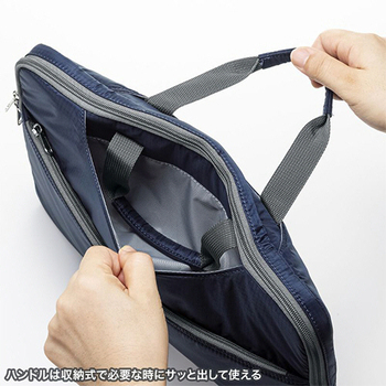 サンワサプライ 高機能PCインナーケース 13.3型ワイド対応 ネイビー IN-SN1301NV 1個