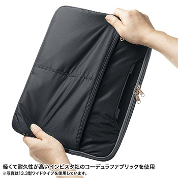 サンワサプライ 高機能PCインナーケース 15.6型ワイド対応 ブラック IN-SN1501BK 1個