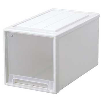 天馬 Fits フィッツケース 53-30L ホワイトクリア 1セット(3個)