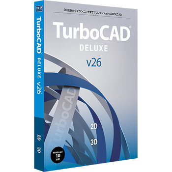 キヤノンITソリューションズ TurboCAD v26 DELUXE 日本語版 1本