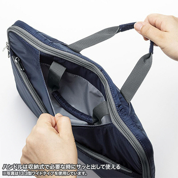 サンワサプライ 高機能PCインナーケース 15.6型ワイド対応 ネイビー IN-SN1501NV 1個