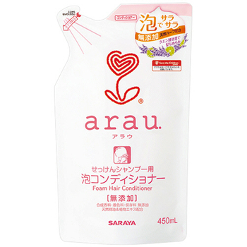 サラヤ アラウ.泡せっけんコンディショナー 詰替用 450ml 1個