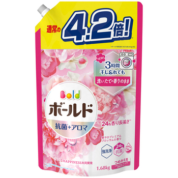 P&G ボールドジェル 華やかプレミアムブロッサムの香り つめかえ用 ウルトラジャンボサイズ 1680g 1パック