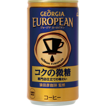 コカ・コーラ ジョージア ヨーロピアン コクの微糖 185g 缶 1ケース(30本)
