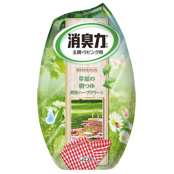 エステー お部屋の消臭力 ハーブグリーン朝もやの草原 400ml 1個