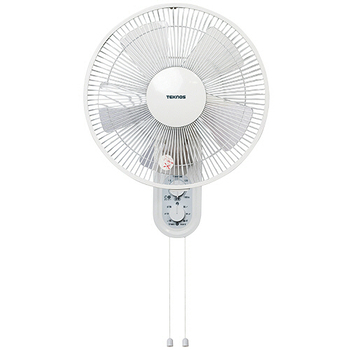 千住 TEKNOS 30cm壁掛けメカ扇風機 ホワイト KI-W293 1台
