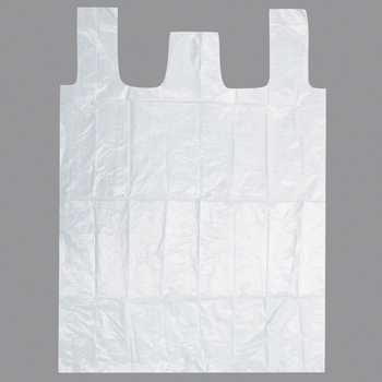 ジャパックス comfit 手付きポリ袋 20L 白半透明 0.015mm MUT20 1パック(20枚)