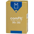 ジャパックス comfit 手付きポリ袋 30L 白半透明 0.015mm MUT30 1パック(20枚)