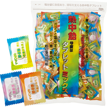 井関食品 熱中飴タブレット ミックス 業務用 620g/袋 1セット(3袋)