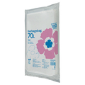 TANOSEE ゴミ袋エコノミー 乳白半透明 70L 1パック(100枚)