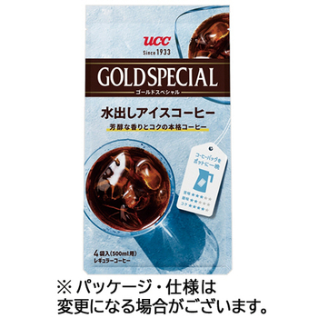 UCC ゴールドスペシャル コーヒーバッグ 水出しアイスコーヒー 1袋(4バッグ)