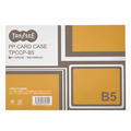 TANOSEE カードケース B5 半透明 PP製 1セット(20枚)