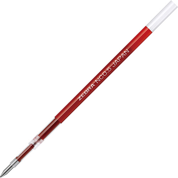 ゼブラ 油性ボールペン替芯 NC-0.5芯 赤 RNC5-R 1セット(10本)
