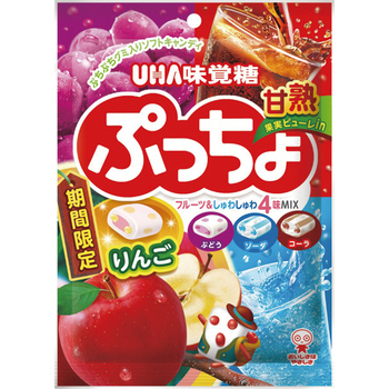UHA味覚糖 ぷっちょ袋 4種アソート 93g 1パック