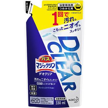 花王 バスマジックリン デオクリア フレッシュシトラス つめかえ用 330ml 1個