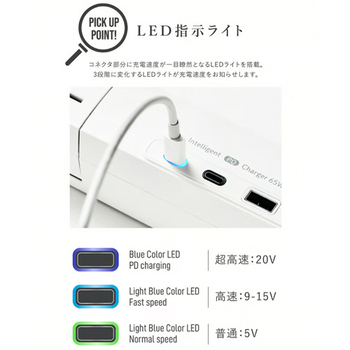 ファーゴ TAPKING 電源タップ USB PD65W AC6個口 USB-C/A×各2ポート ベージュウッド T5BEWD 1個