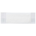 TANOSEE 紙エンボスおしぼり 白 平型 1セット(100枚:50枚×2パック)