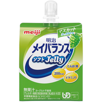 明治 メイバランスソフトJelly(ゼリー) マスカットヨーグルト味 125ml 1セット(36個)