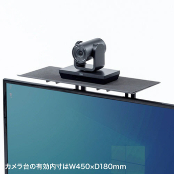 サンワサプライ VESA取付カメラ台 ブラック MR-VESA9 1台