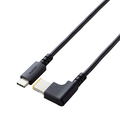エレコム ノートPC用充電ケーブル(USB Type-C/DC角コネクター/60W) ブラック 2m RoHS指令準拠(10物質) DC-PDL20BK 1本