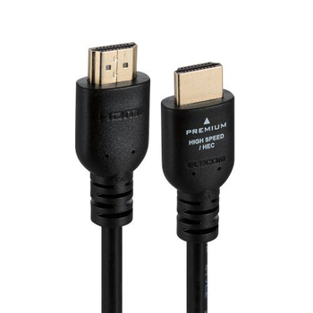 エレコム PREMIUM HIGH SPEED HDMIケーブル ブラック 2.0m DH-HDPS14E20BK2 1本