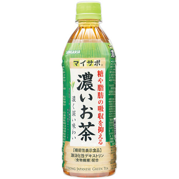 サンガリア マイサポ濃いお茶 500ml ペットボトル 1ケース(24本)
